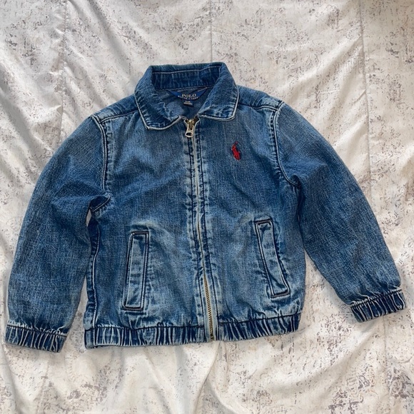 Toddler Boy Polo by Ralph Lauren Denim Jacket Size 3T